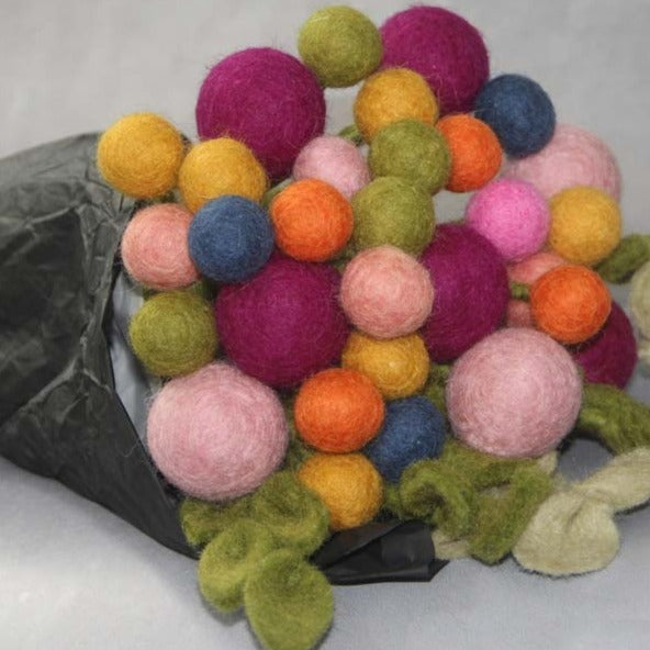 Felt Flowers - Blossom Small (2cm) - Yellow